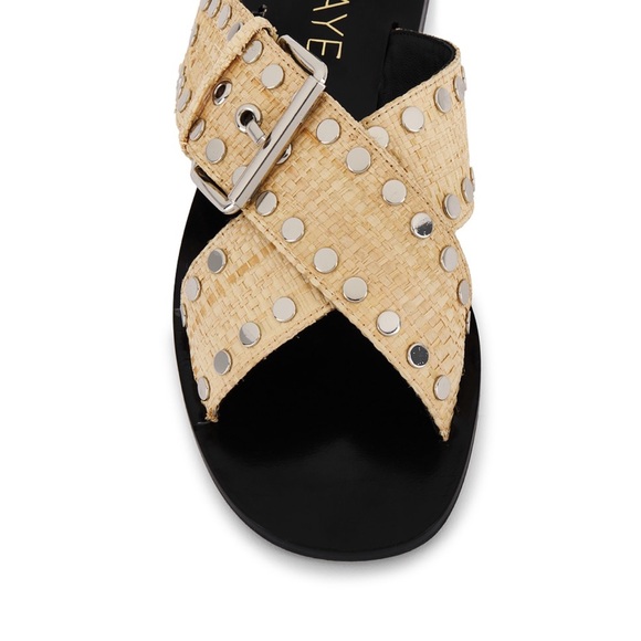 Revolve Raye Sofia Slide Raffia - Picture 3 of 7